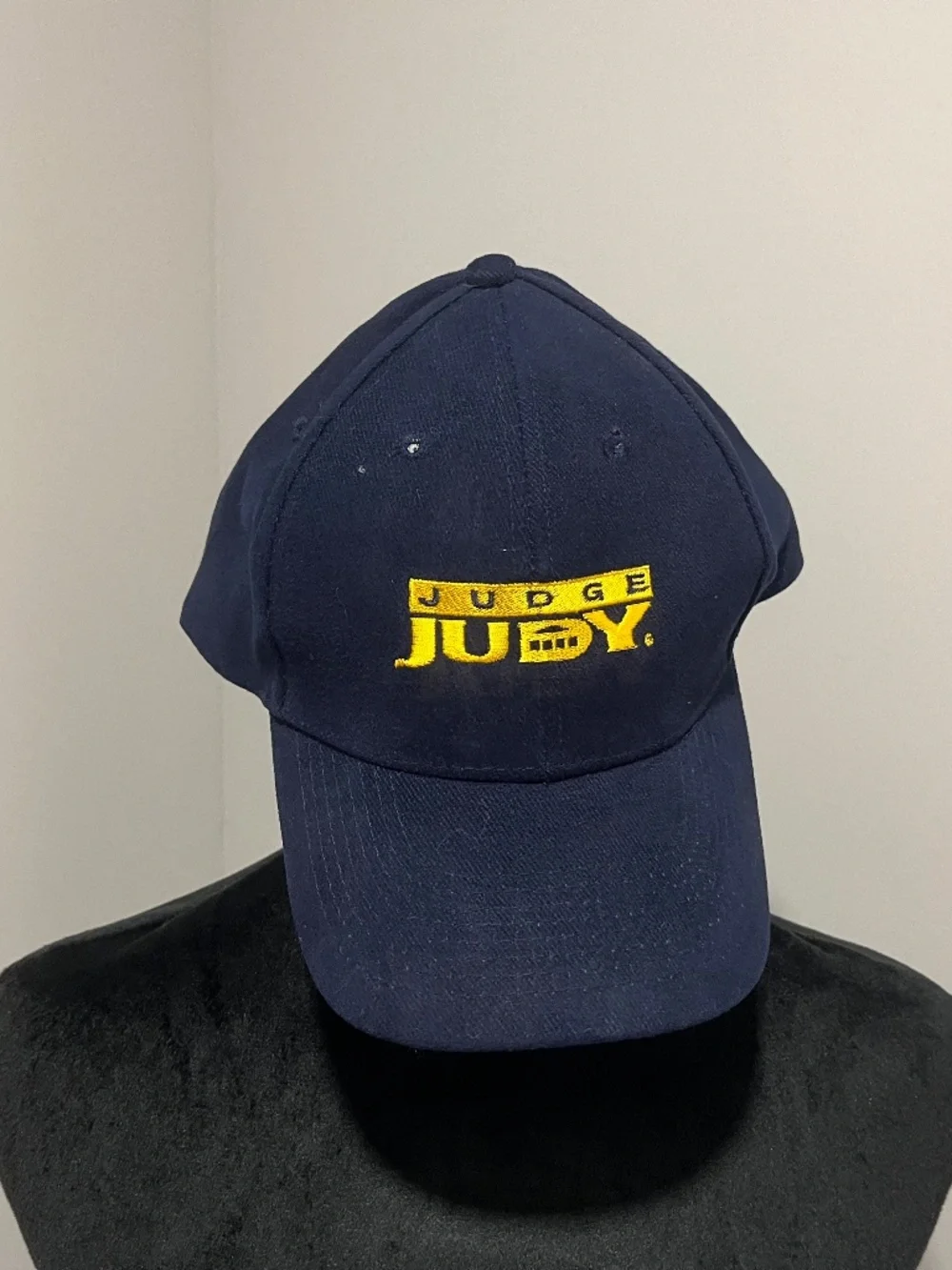 Judge Judy, promotional baseball cap. Velcro closure.